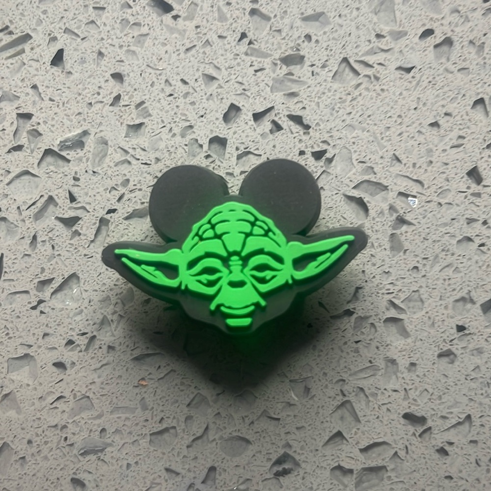 Yoda w/Mickey Mouse ears Jibbitz Crocs Charms